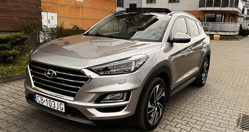 Hyundai Tucson cena 93900 przebieg: 95680, rok produkcji 2018 z Bydgoszcz małe 277